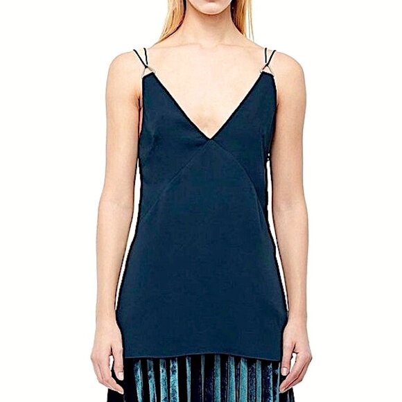 New Dion Lee Military Silk Cami Top in Pale Pink Size 4 - Picture 1 of 12